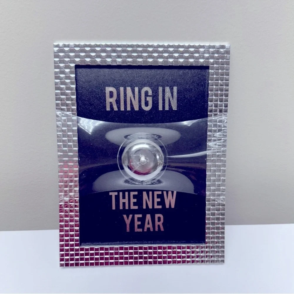 New! Target Bullseye - Ring In The New Year - Bell Sign, Tabletop